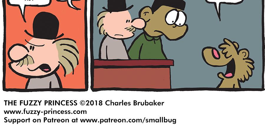 The Fuzzy Princess - Episode 307, Page 1: 2018-09-03-Dreary Contest